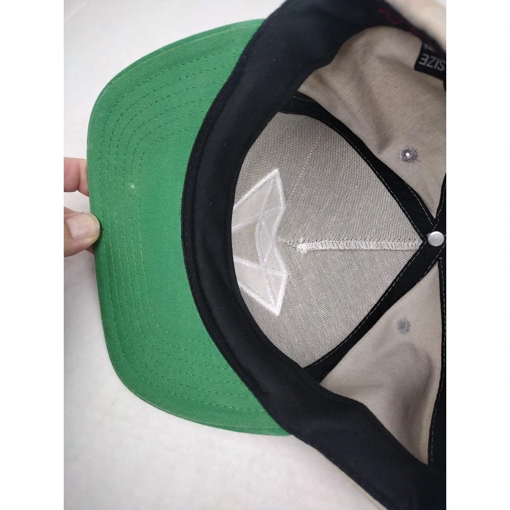 Diamond Supply Co Baseball Hat Cap Adjustable Snapback Green Tan Big Logo